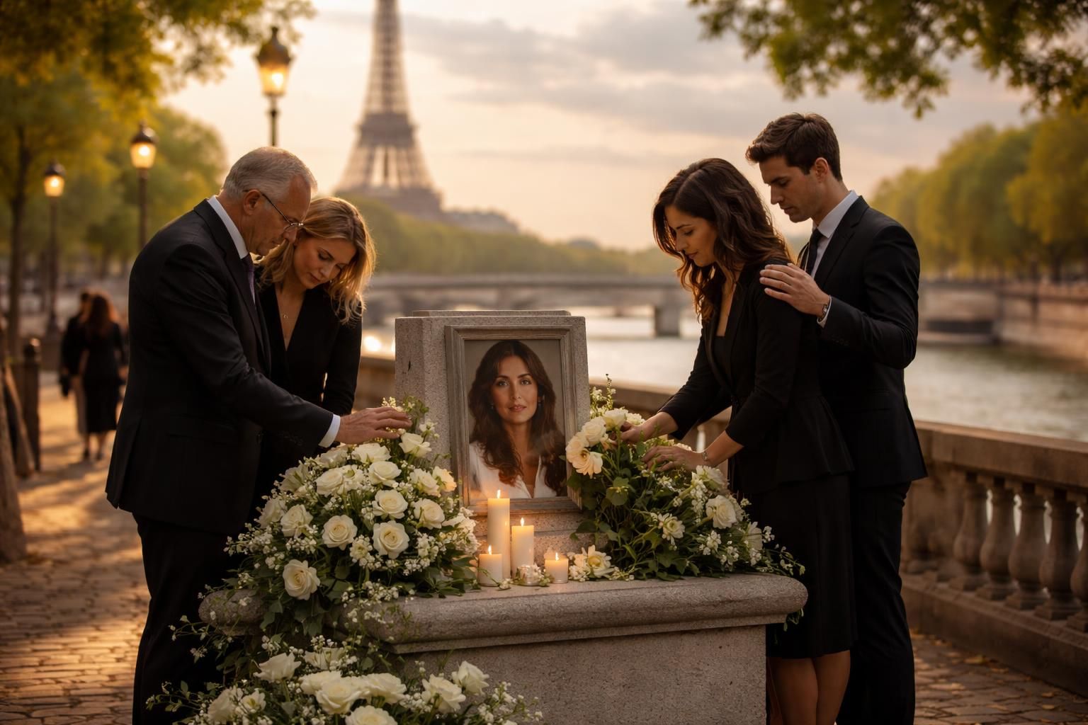découvrez l'hommage parisien vibrant rendu à nadia farès, marqué par une requête unique adressée par ses proches, révélant une émotion profonde et un respect sincère.