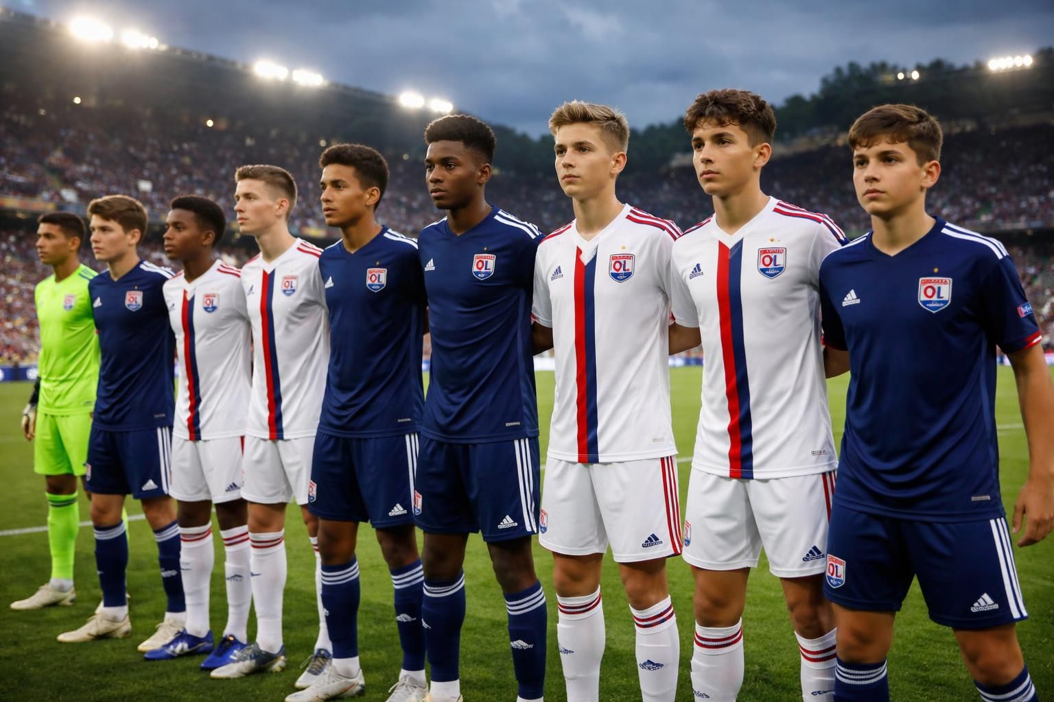 découvrez la composition officielle de l'olympique lyonnais pour le match contre le fc lorient, avec les choix stratégiques des gones dévoilés sur madeingones.