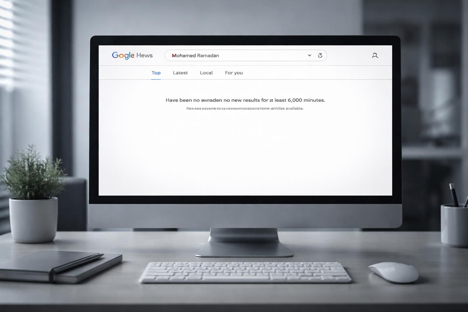 aucun article récent disponible sur mohamed ramadan dans les résultats google news des dernières 6000 minutes.