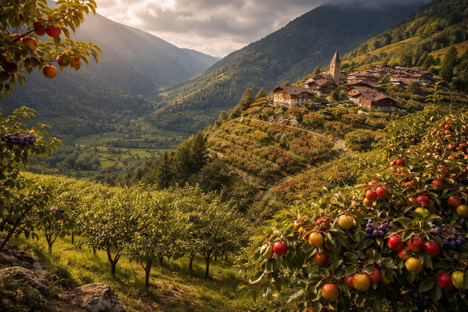 découvrez pourquoi les fruits mûrissent en montagne mais pas en dehors du village grâce à une énigme climatique fascinante révélant l'effet unique du microclimat local.
