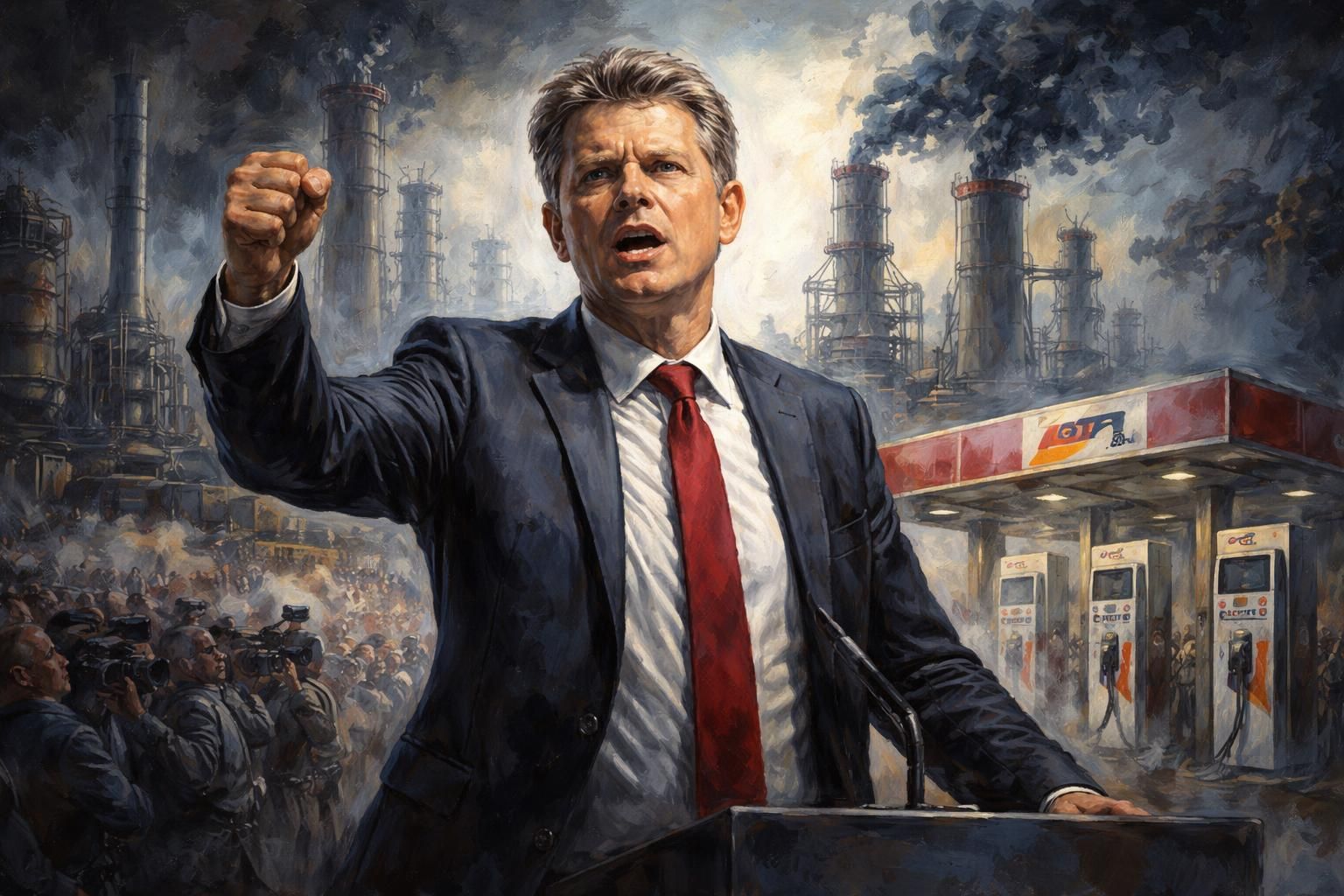 fabien roussel menace de nationaliser totalenergies si le groupe refuse de diminuer ses marges sur les prix des carburants, une mesure visant à protéger les consommateurs.