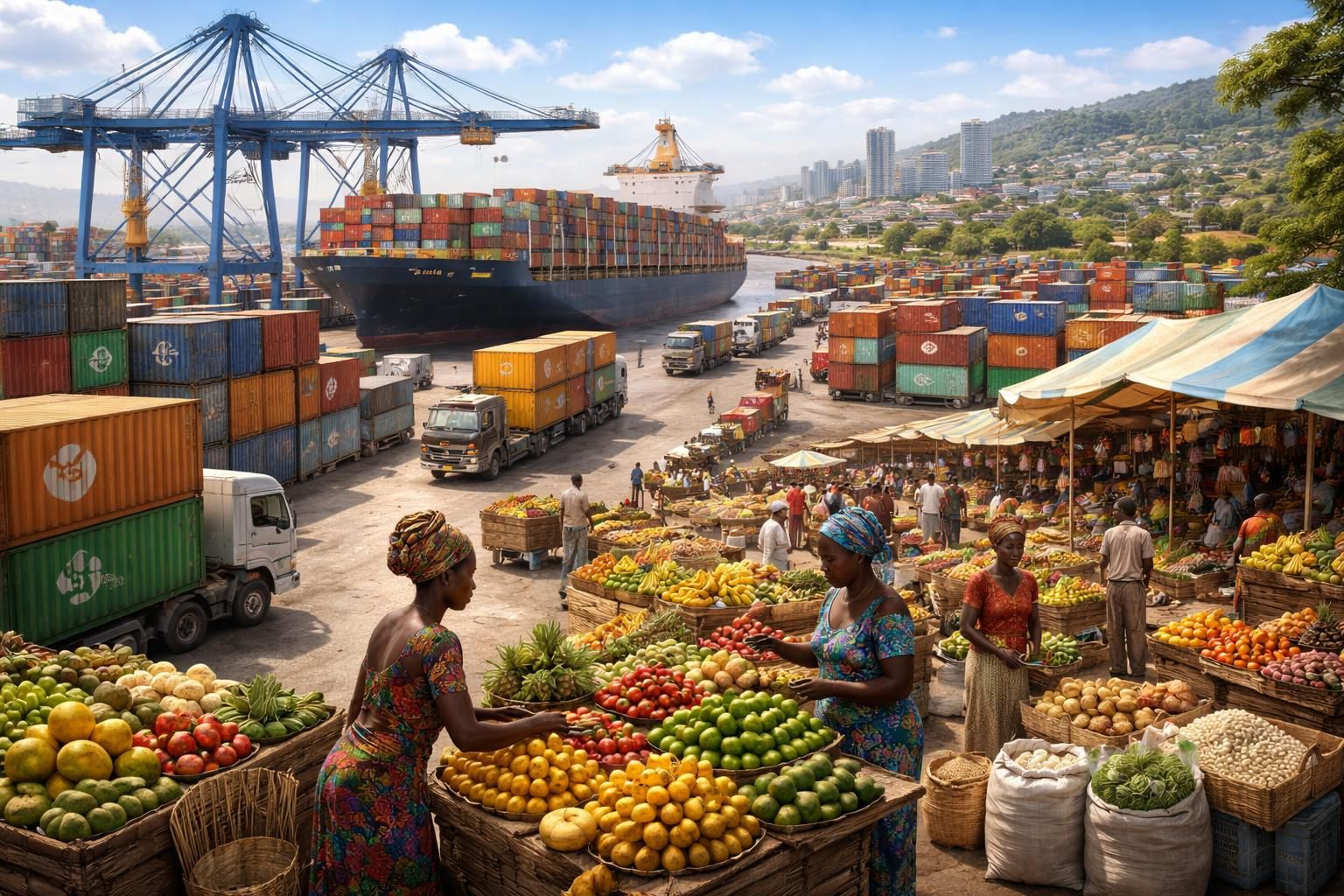 découvrez pourquoi la rd congo importe chaque année 3 milliards de dollars de produits alimentaires et les enjeux économiques qui en découlent sur africa24 tv.