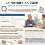 découvrez tout ce qu'il faut savoir sur la retraite 2026 : âge légal, trimestres requis et mode de calcul de votre pension dans ce guide complet et détaillé.