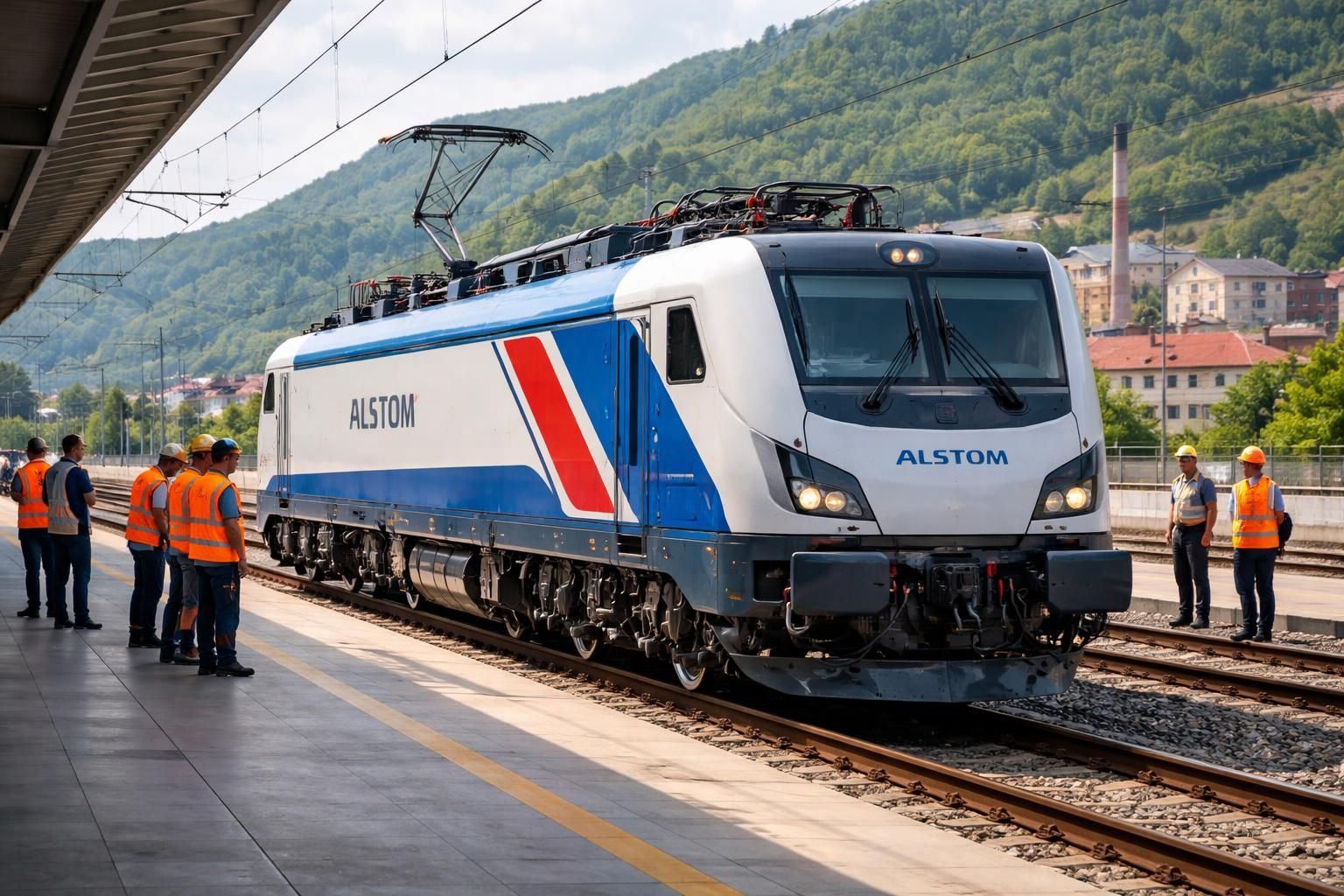 alstom livre la première locomotive traxx à l'arf en roumanie, marquant une étape majeure pour la modernisation du transport ferroviaire local.