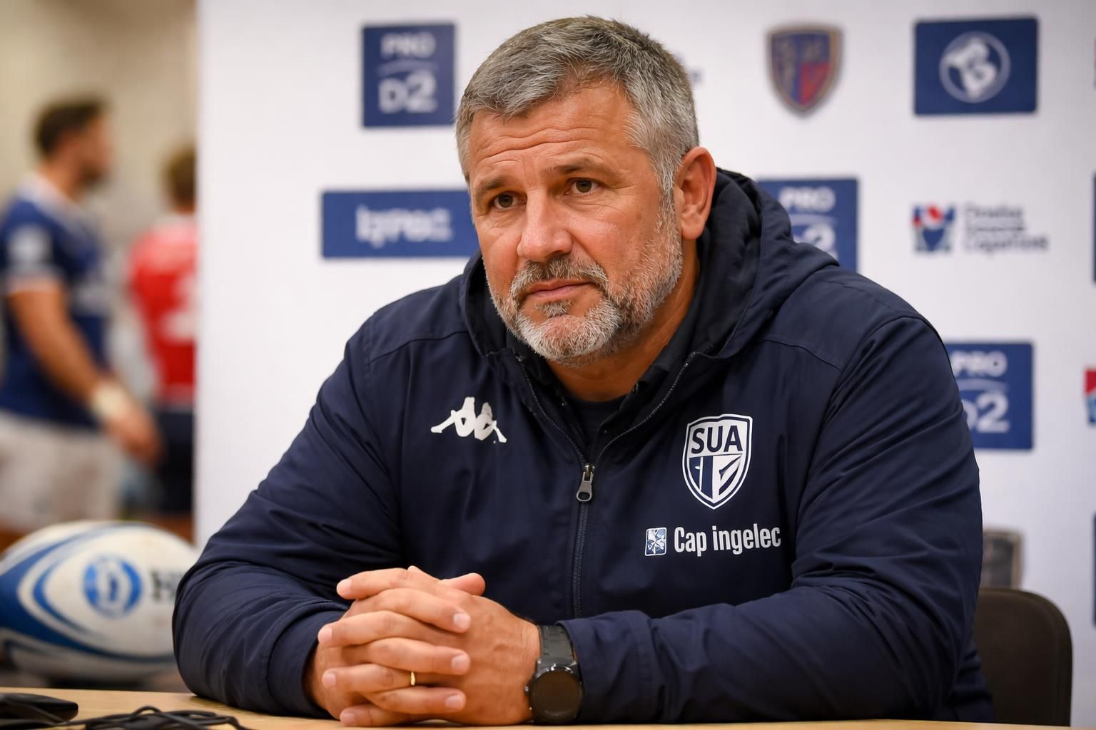 mauricio reggiardo partage ses sentiments contrastés de fierté et de déception suite à la défaite du sua contre oyonnax lors d'un match intense de rugby pro d2.