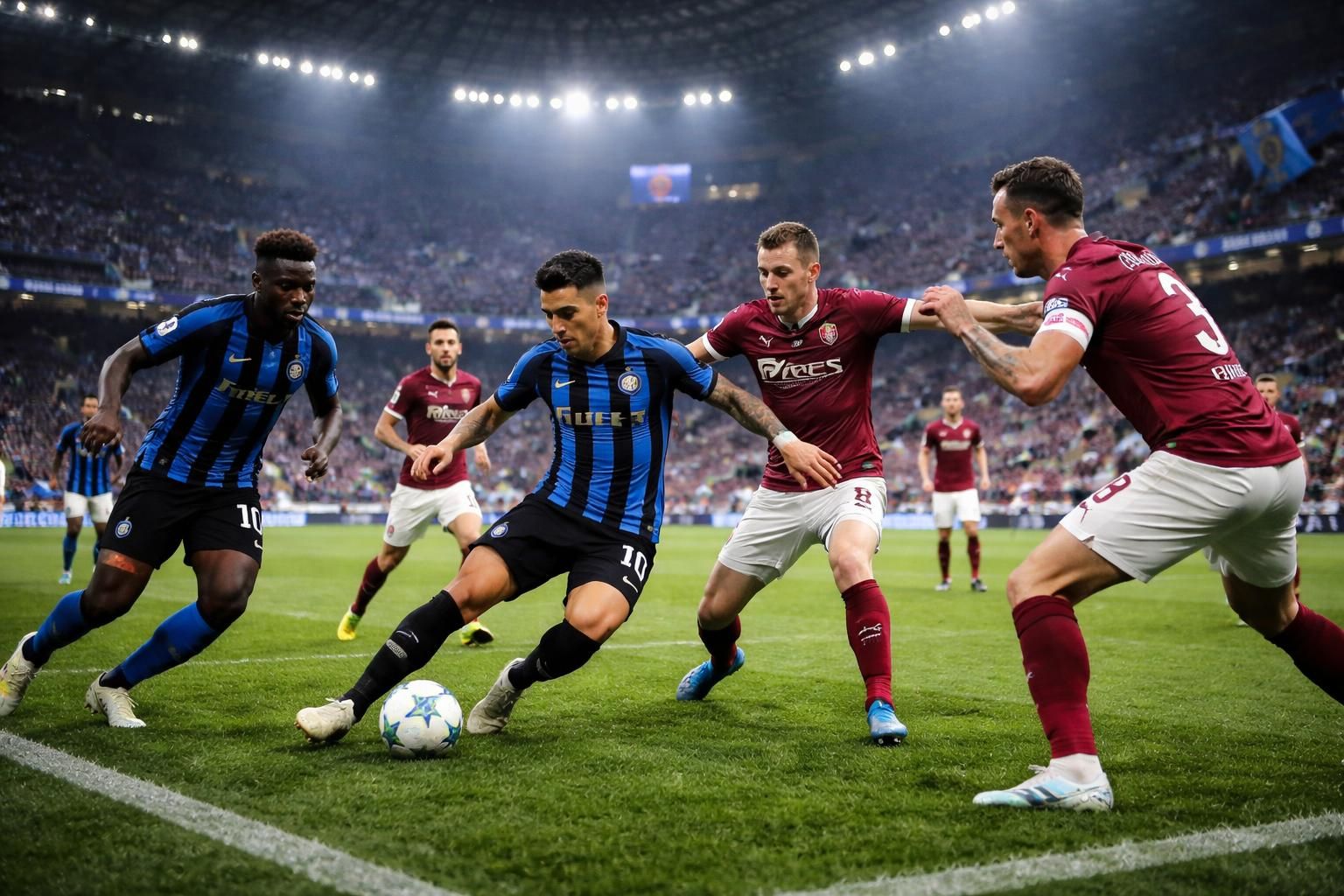 l'inter milan fait match nul 2-2 contre le torino en serie a, conservant ses chances de remporter le titre cette saison.