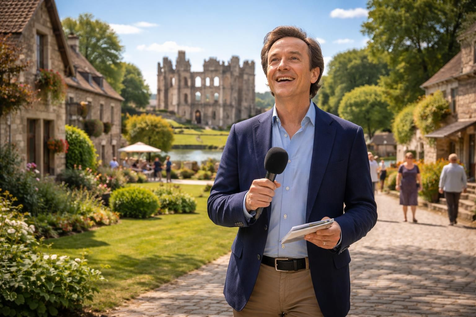 découvrez la ferté-vidame en eure-et-loir avec stéphane bern dans 'le village préféré des français' : un joyau caché riche en histoire et charme à ne pas manquer.