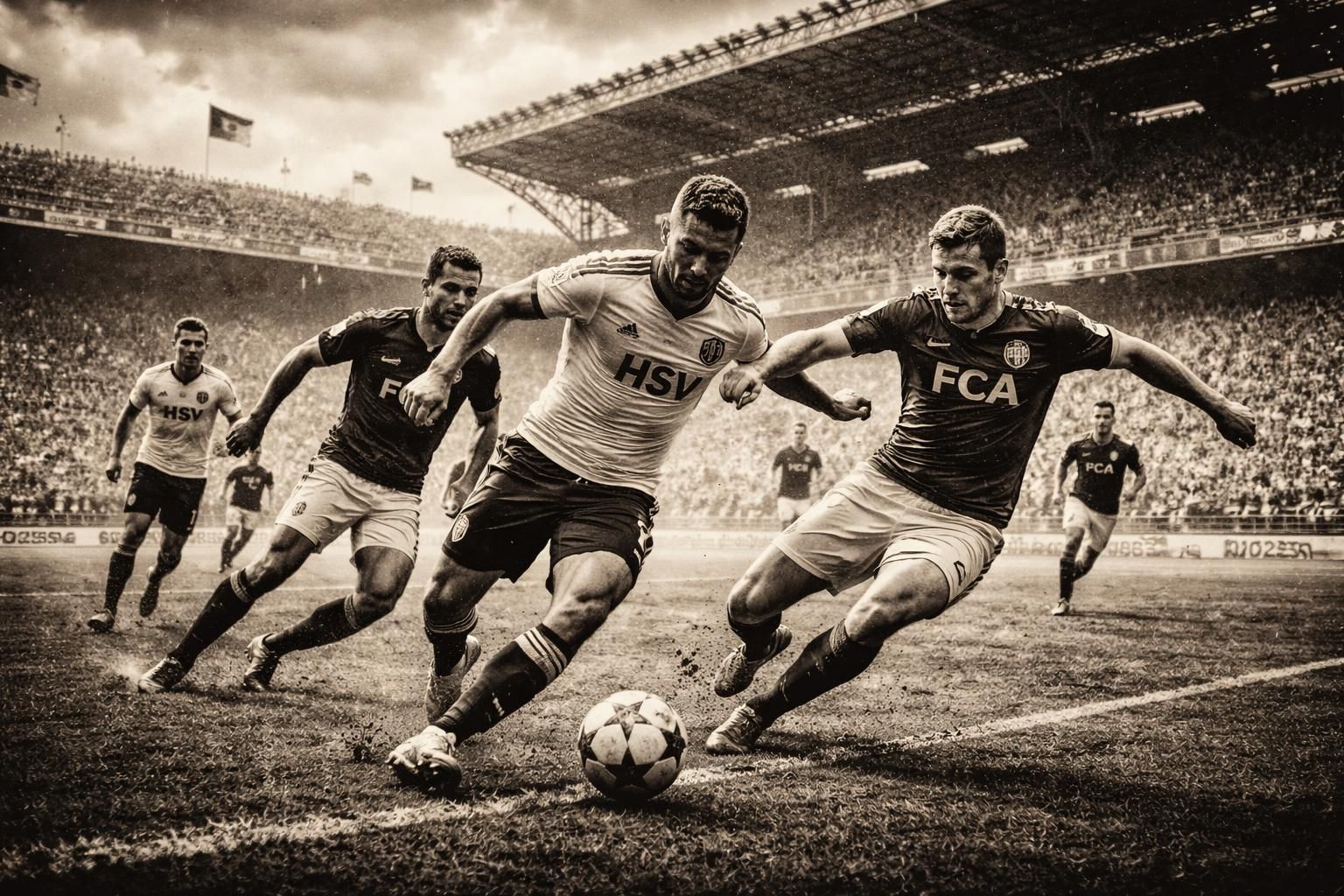 suivez en direct le match hambourg sv vs augsbourg de la bundesliga 2025-2026 sur l'équipe. résultats, commentaires et action en temps réel.