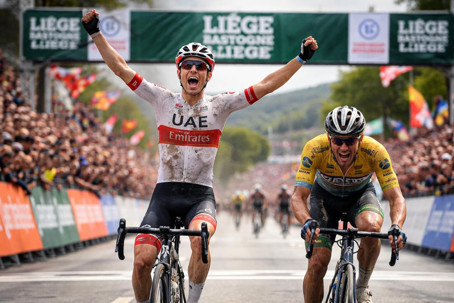 revivez la victoire éclatante de tadej pogacar à liège-bastogne-liège, éclipsant un paul seixas héroïque dans cette course mythique.