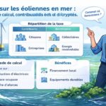 découvrez comment est calculée la taxe sur les éoliennes en mer, qui sont les contribuables concernés et les bénéficiaires de cette fiscalité, avec une explication claire et détaillée.