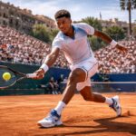 à un mois de roland-garros, arthur fils brille à barcelone avec une performance éclatante, annonçant une préparation prometteuse pour le tournoi.