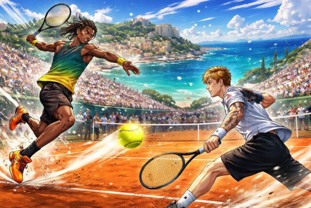 Tennis-a-Monte-Carlo-Suivez-en-direct-Monfils-vs-Bublik-avec-score-en-temps-reel-et-resultat-final-Stars-Actu-640x427 ATP Finals Turin 2025 : Duel de titans entre Lorenzo Musetti et Taylor Fritz dans le groupe Jimmy Connors, lundi 10 novembre