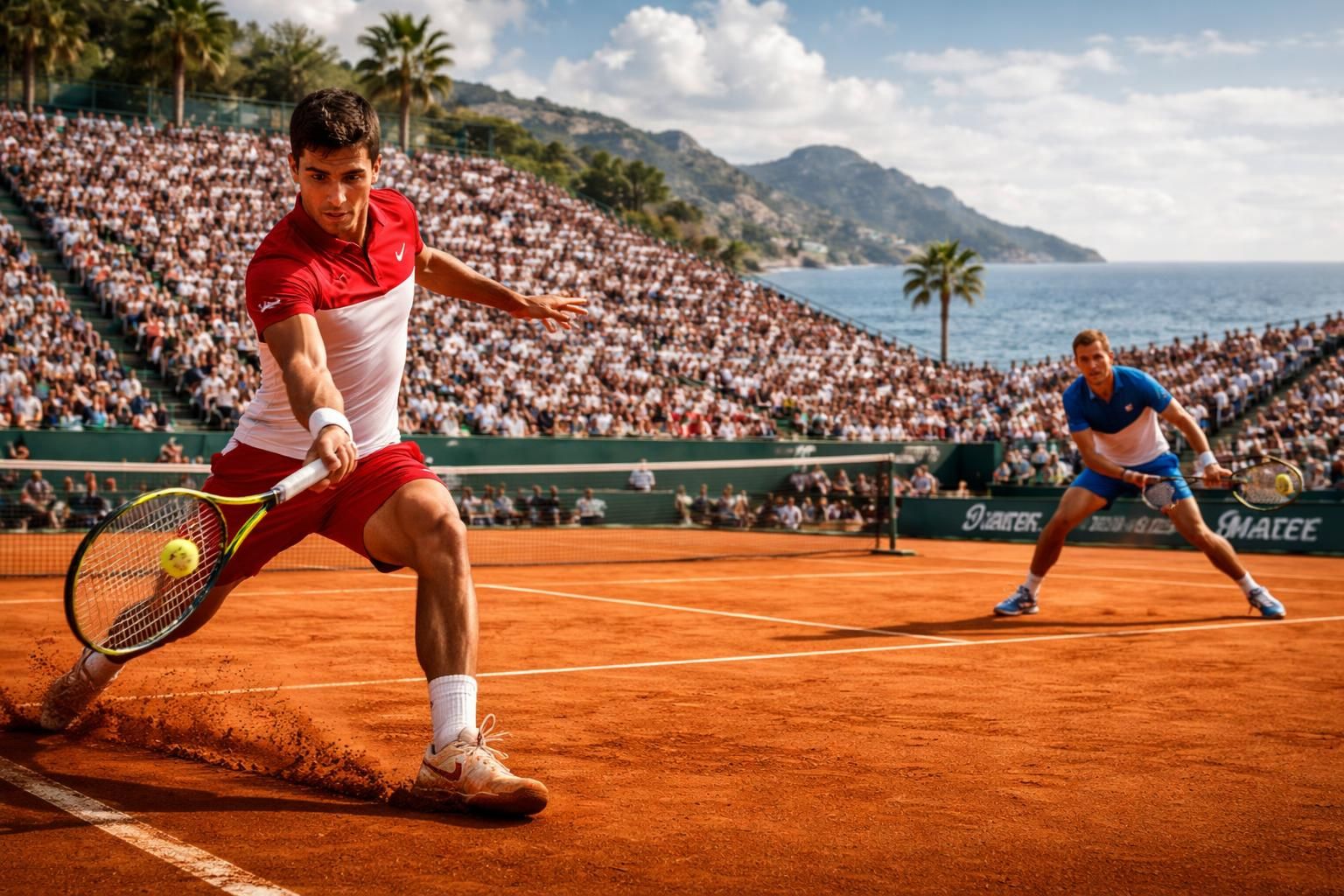 suivez en direct le match de tennis à monte-carlo entre alcaraz et baez avec le score en temps réel et une diffusion live exclusive.