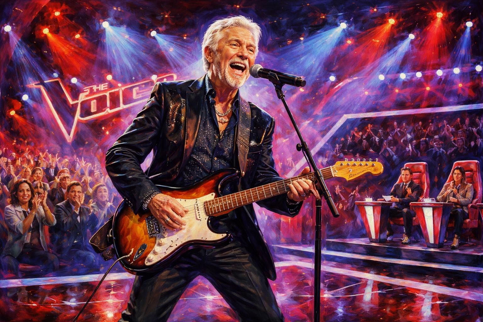 à 75 ans, roddy julienne enflamme le plateau de the voice 2026 sur tf1 avec une reprise explosive de « proud mary », captivant le public par son énergie et son talent hors du commun.