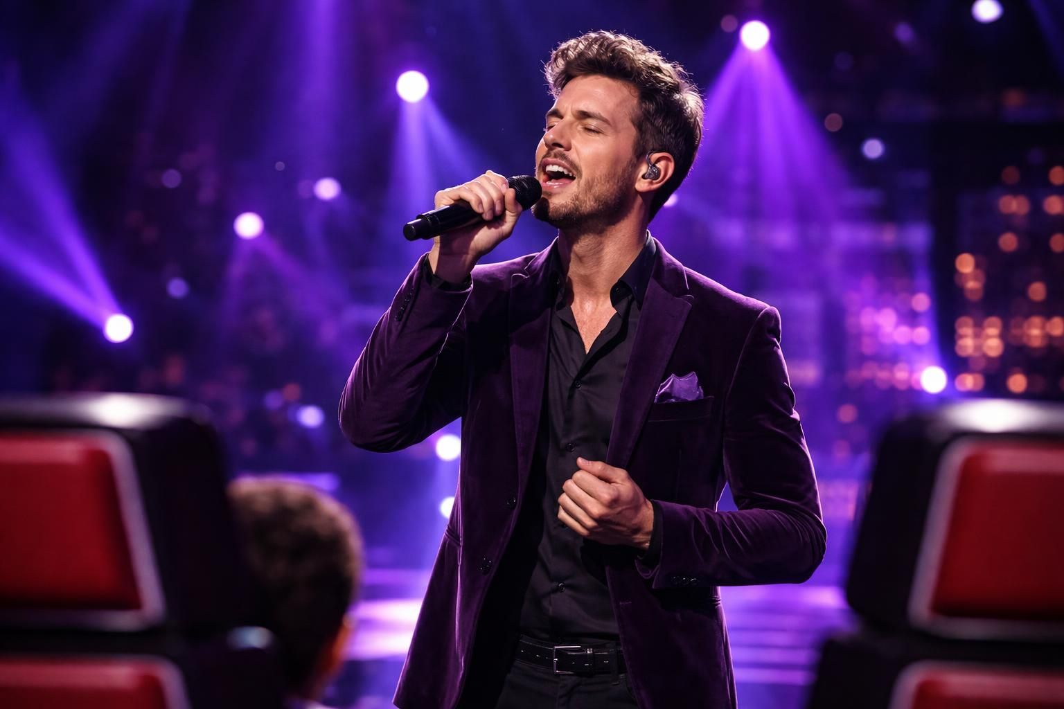 découvrez la prestation envoûtante de laurent qui revisite 'purple rain' de prince lors de son audition à l'aveugle dans the voice 2026 sur tf1+. un moment musical à ne pas manquer !