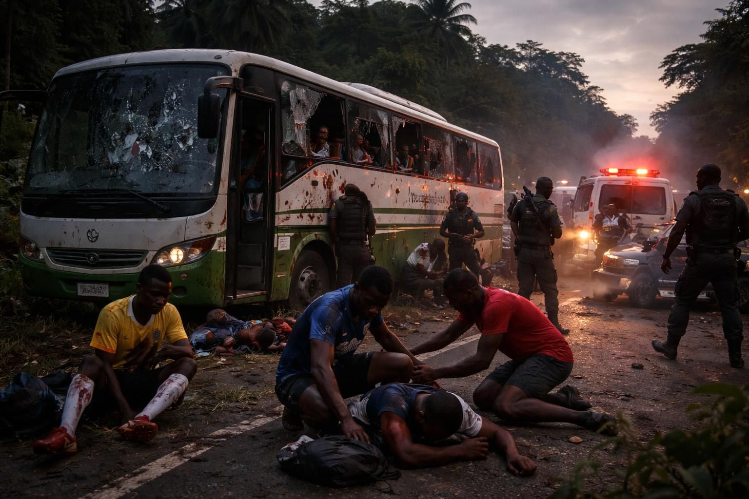 tragédie au ghana : dominic frimpong, joueur de football, tué lors d'une attaque armée ciblant le bus de son équipe. découvrez les détails de cet événement dramatique sur pan-africa football.