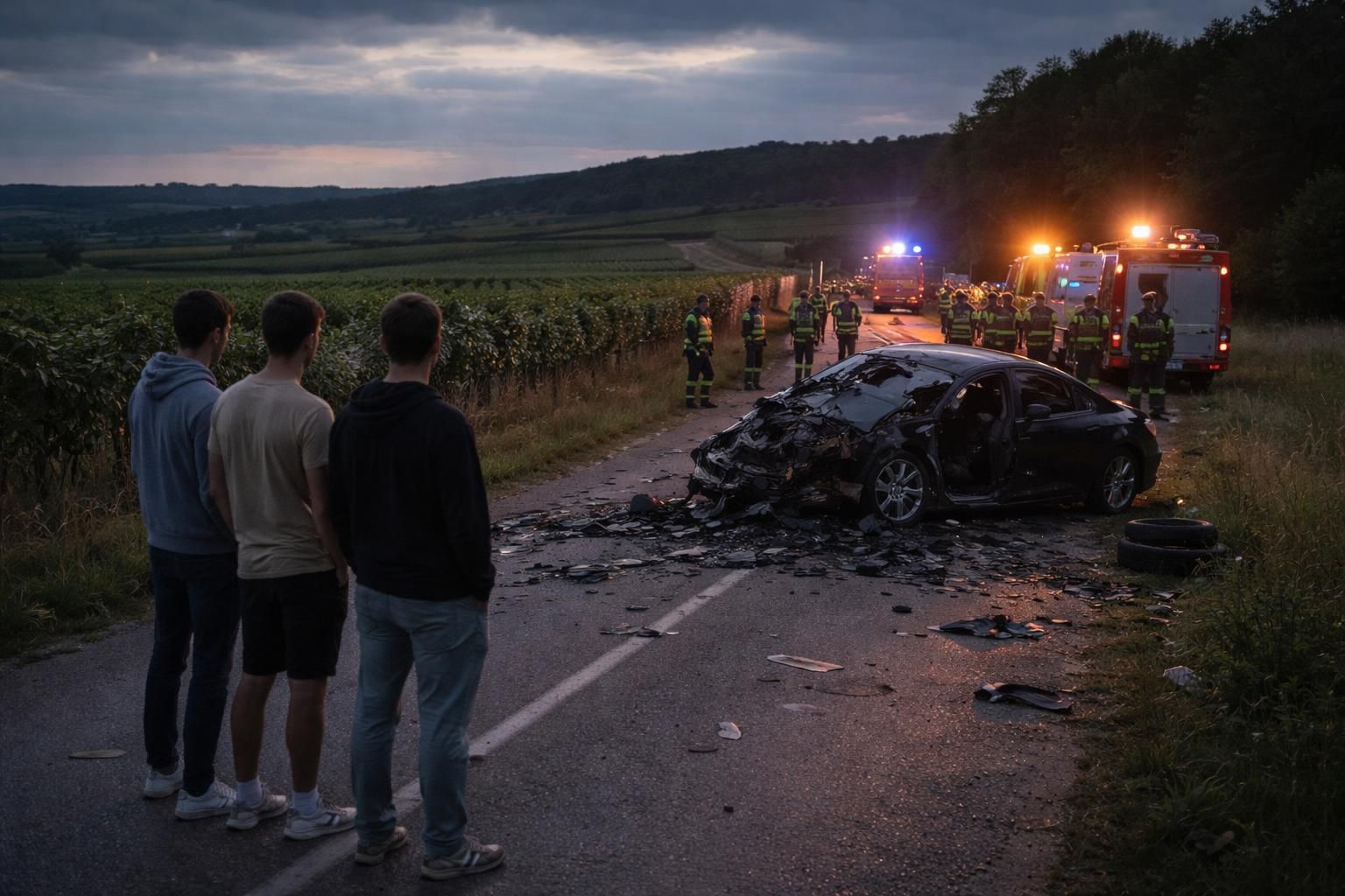 une tragédie bouleversante dans la marne : quatre jeunes garçons perdent la vie dans un violent accident de la route. retrouvez tous les détails de cet événement tragique.