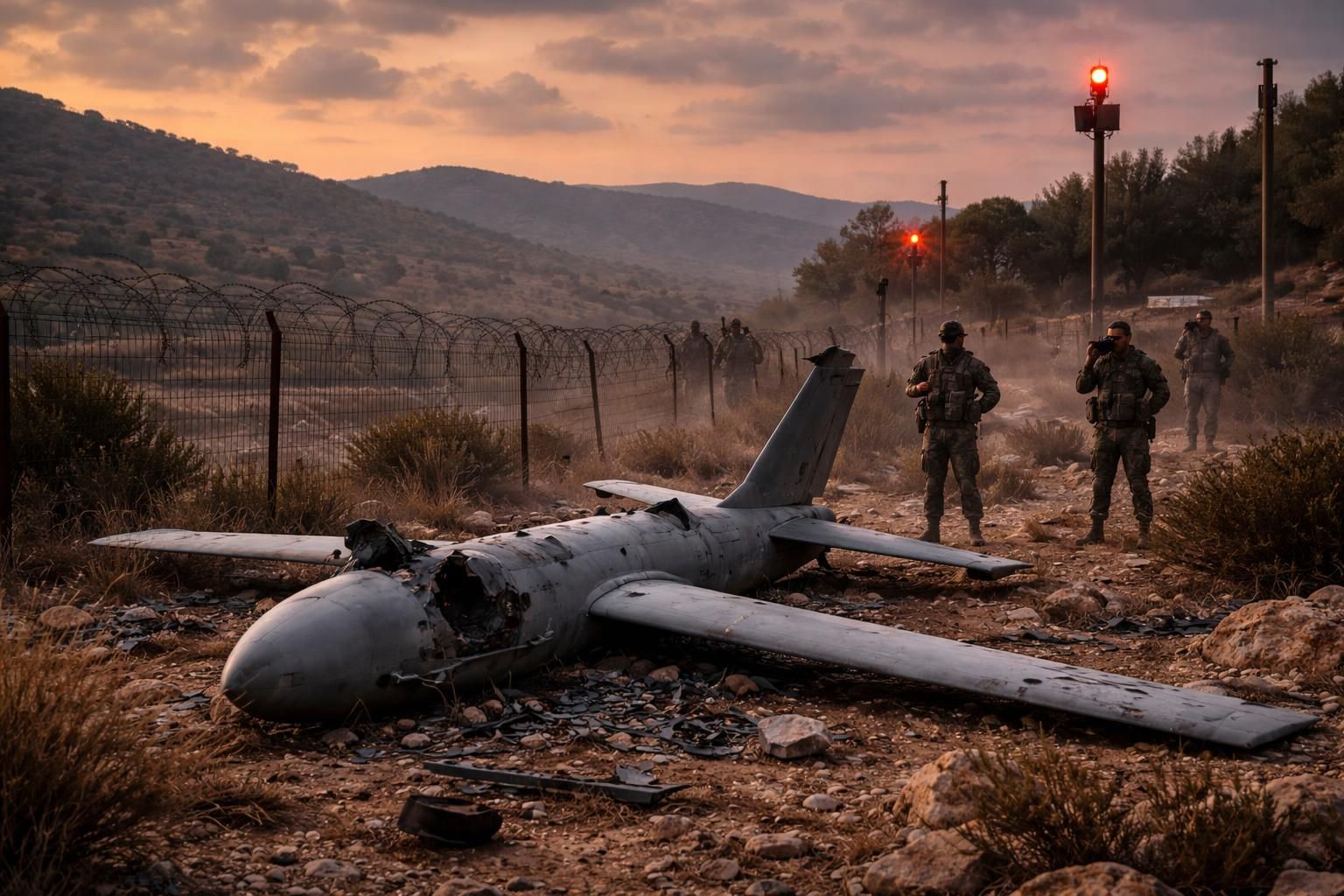 tsahal signale que le drone suspecté d'être du hezbollah, ayant déclenché les sirènes à la frontière libanaise, s'est probablement écrasé, suscitant des tensions dans la région.