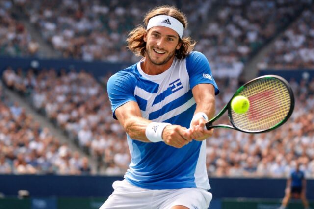 Tsitsipas-progresse-Je-suis-ravi-de-performer-a-ce-niveau-declare-le-Grec-640x427 Mikel Landa victime d'une chute et contraint à l'abandon : colère chez Soudal Quick-Step au Tour du Pays basque (vidéo