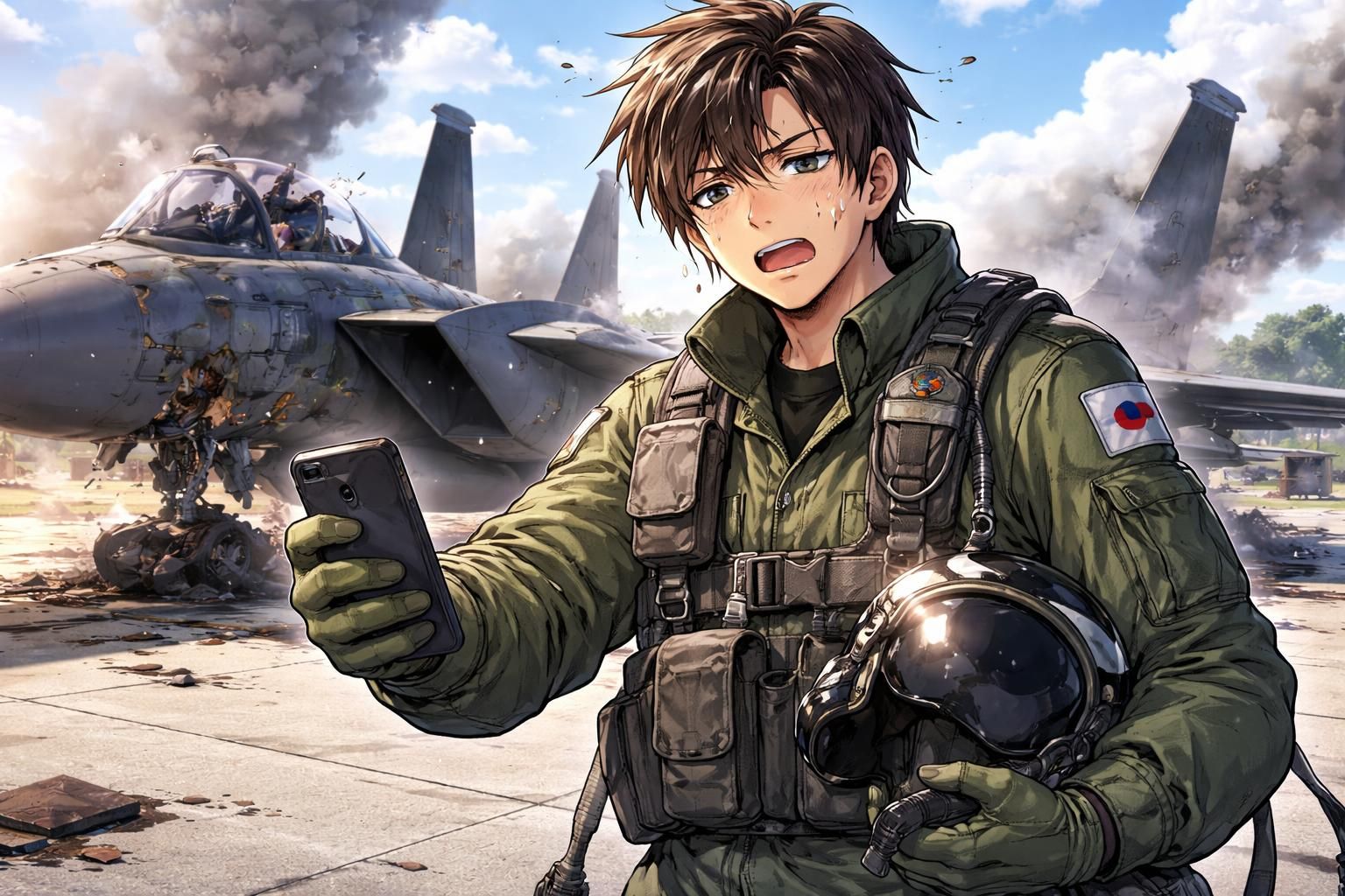 un pilote de f-15k en corée du sud a été condamné à une amende de 50 000 € après avoir provoqué un accident en tentant de prendre une photo. découvrez les détails de cette affaire.