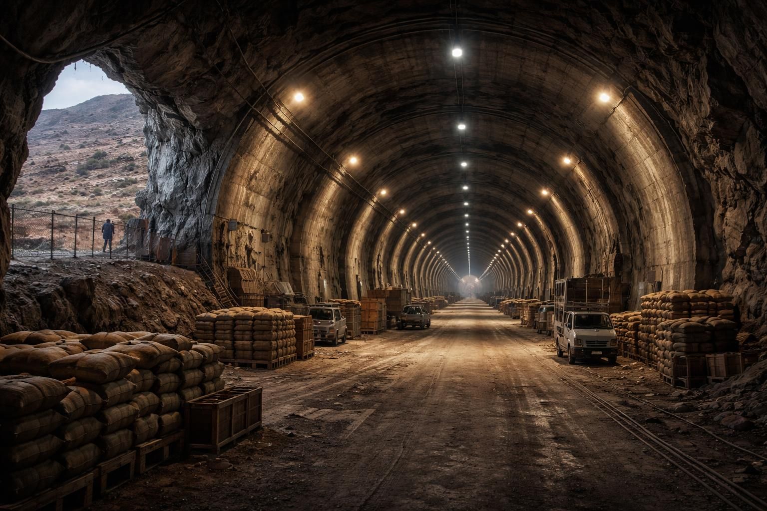 un tunnel colossal utilisé pour le trafic de haschich a été découvert entre le maroc et l’espagne, dévoilant une nouvelle méthode de contrebande entre les deux pays.