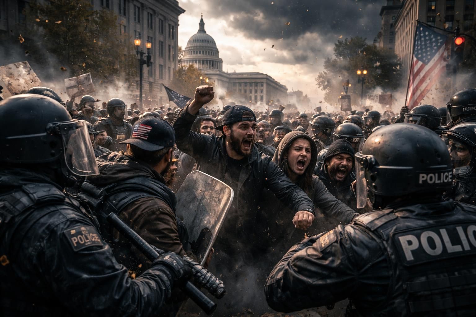 explorez une analyse approfondie de la montée de la violence politique durant l'ère donald trump, une mission périlleuse au cœur des tensions et des conflits exacerbés.