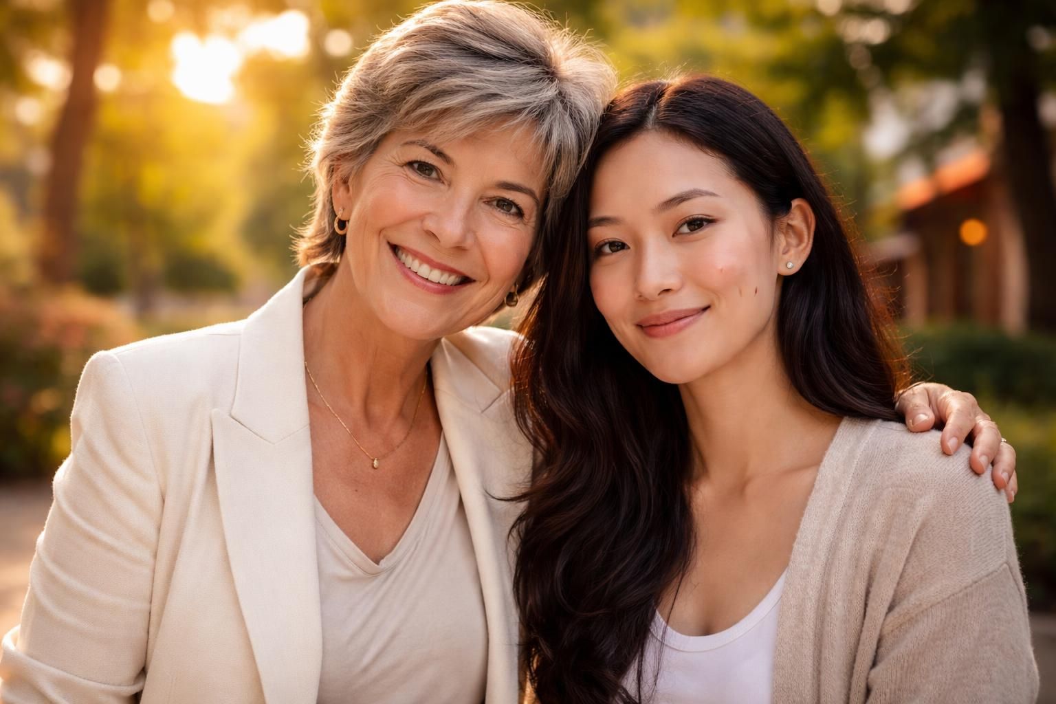 découvrez la sortie exceptionnelle de véronique jannot accompagnée de sa fille migmar, dont la cicatrice visible au visage attire l'attention et témoigne de leur complicité indéfectible.