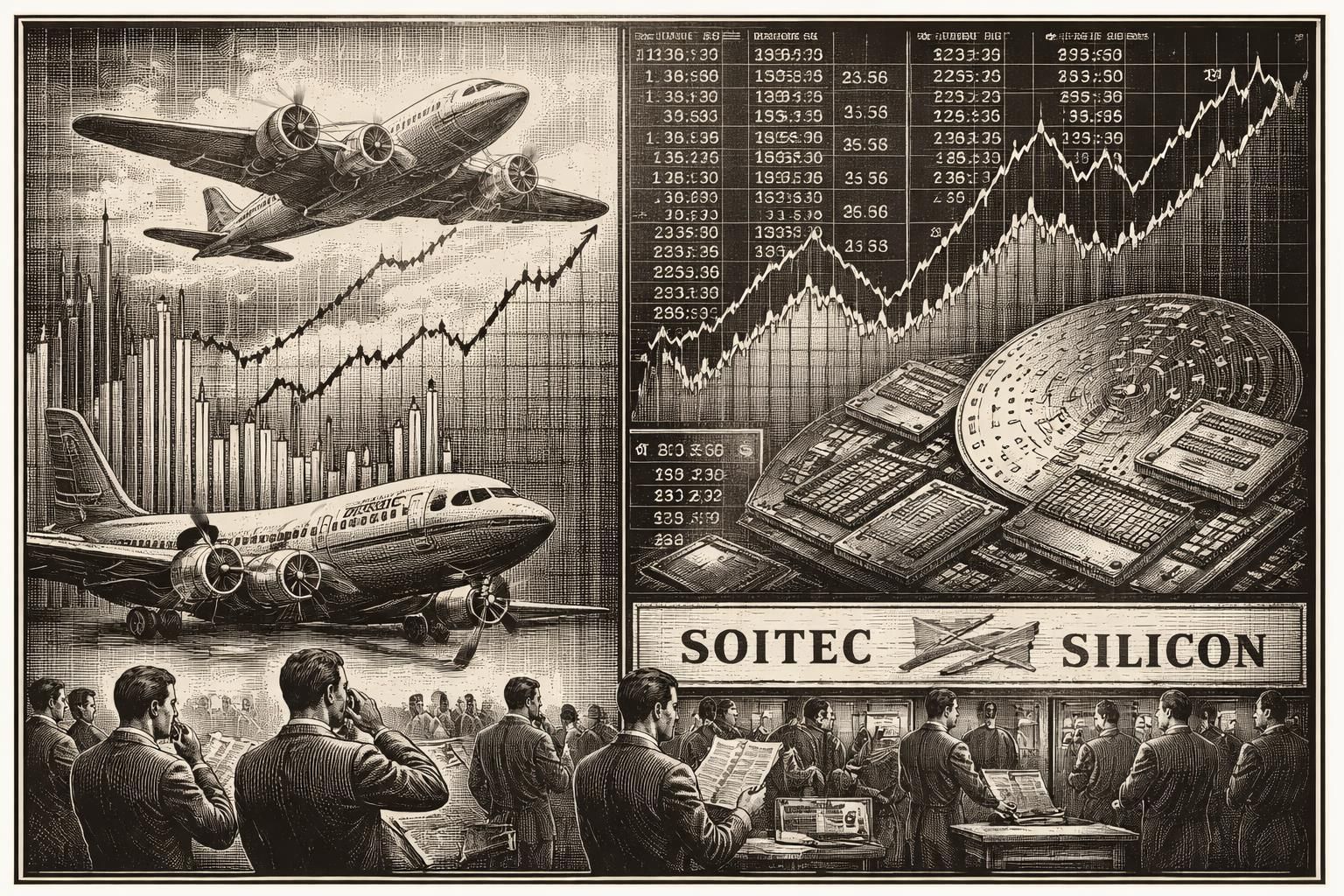 découvrez les volumes exceptionnels du jour avec un focus sur air france - klm et soitec silicon, analysés en détail par abc bourse pour mieux comprendre les mouvements du marché.