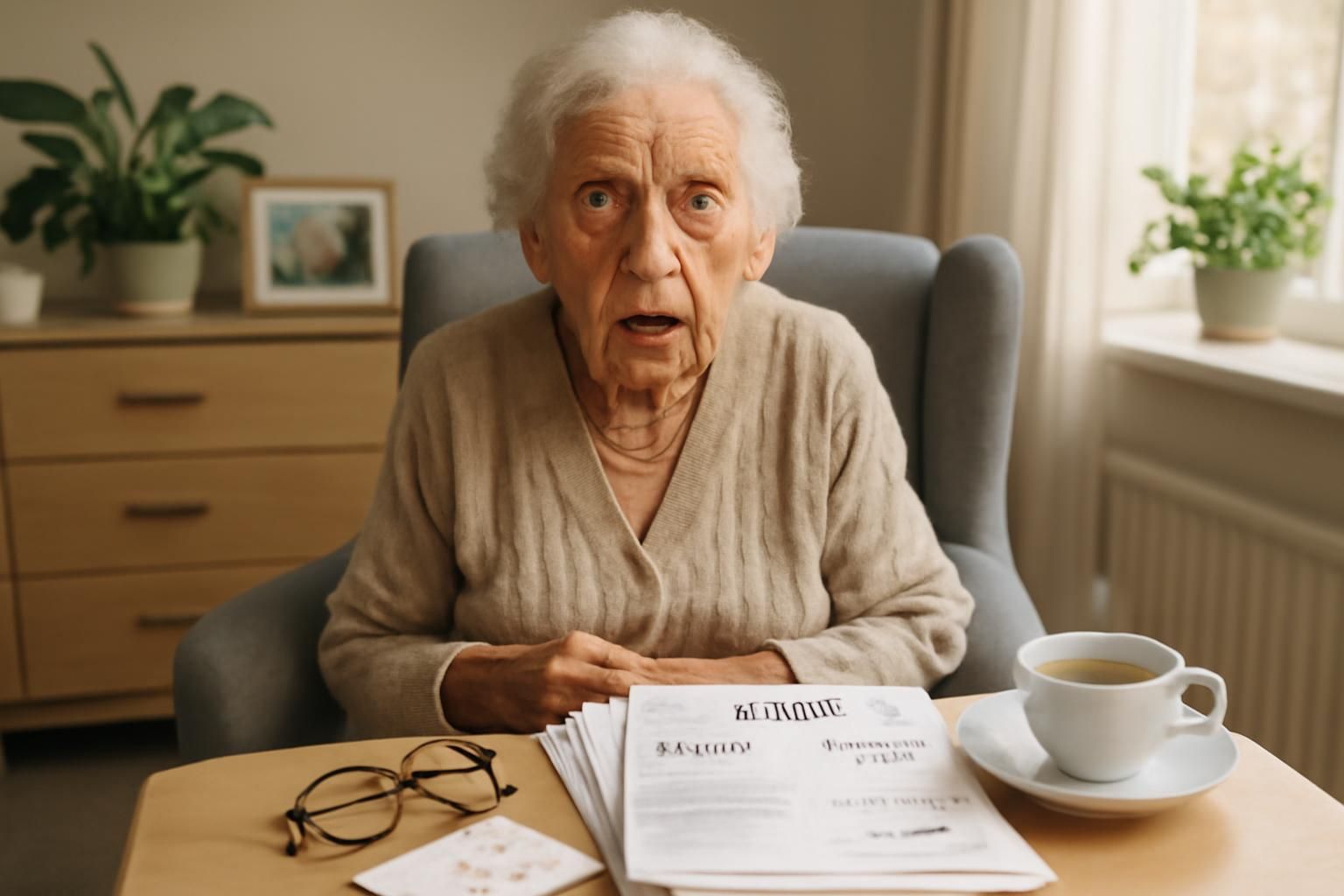 à 99 ans, une résidente découvre avec étonnement une facture astronomique pour sa maison de retraite, bien au-delà de ses attentes. découvrez cette histoire surprenante.
