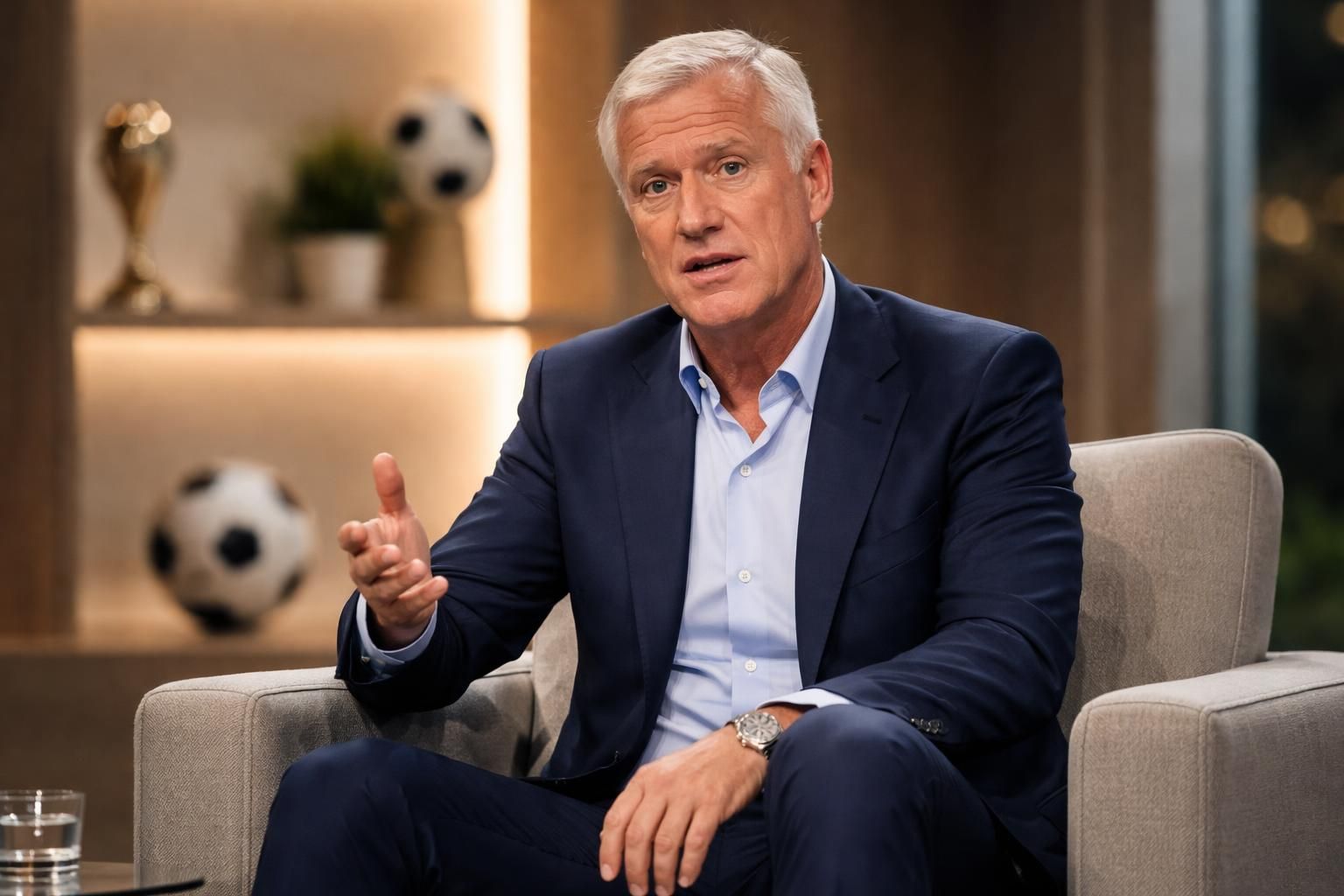 découvrez pourquoi didier deschamps est présent à drap ce mercredi et les détails de sa visite.