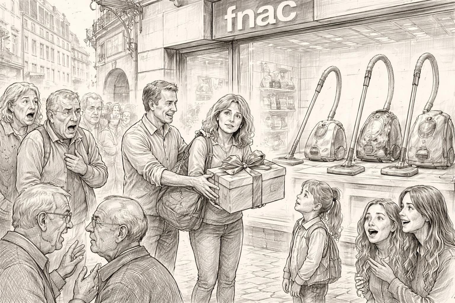 à fribourg, la fnac fait débat en proposant des aspirateurs comme cadeaux pour la fête des mères, suscitant réactions et discussions dans la région.