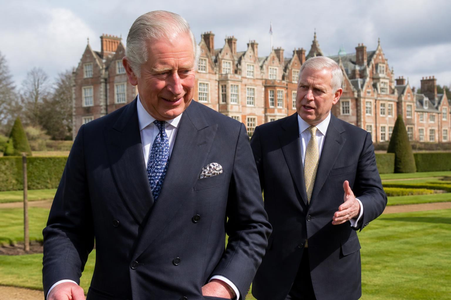 à sandringham, charles iii évite habilement une rencontre avec son frère andrew, suscitant l'attention des observateurs royaux.