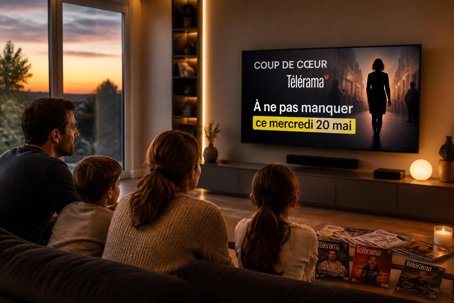 découvrez notre coup de cœur télévisé à ne pas manquer ce mercredi 20 mai, sélectionné spécialement pour vous par télérama. ne ratez rien de cette recommandation incontournable !