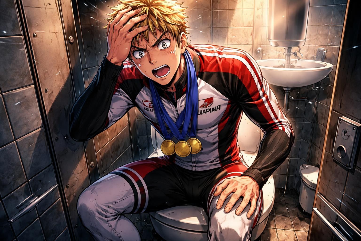 découvrez le récit poignant d'un triple champion olympique confronté à une mésaventure inattendue et terrifiante, coincé dans les toilettes juste avant une course de coupe du monde, un moment où il a décidé de dire stop.