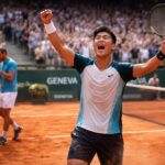 learner tien remporte son premier titre sur terre battue en s'imposant face à mariano navone lors de l'atp 250 de genève, marquant un moment historique dans sa carrière.