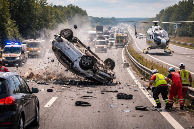 Accident-spectaculaire-sur-lA20-une-voiture-fait-plusieurs-tonneaux-lautoroute-bloquee-pour-un-atterrissage-durgence-du-Samu-640x427 Solène et Clément : Une rencontre inattendue à bord d’un train en Thaïlande