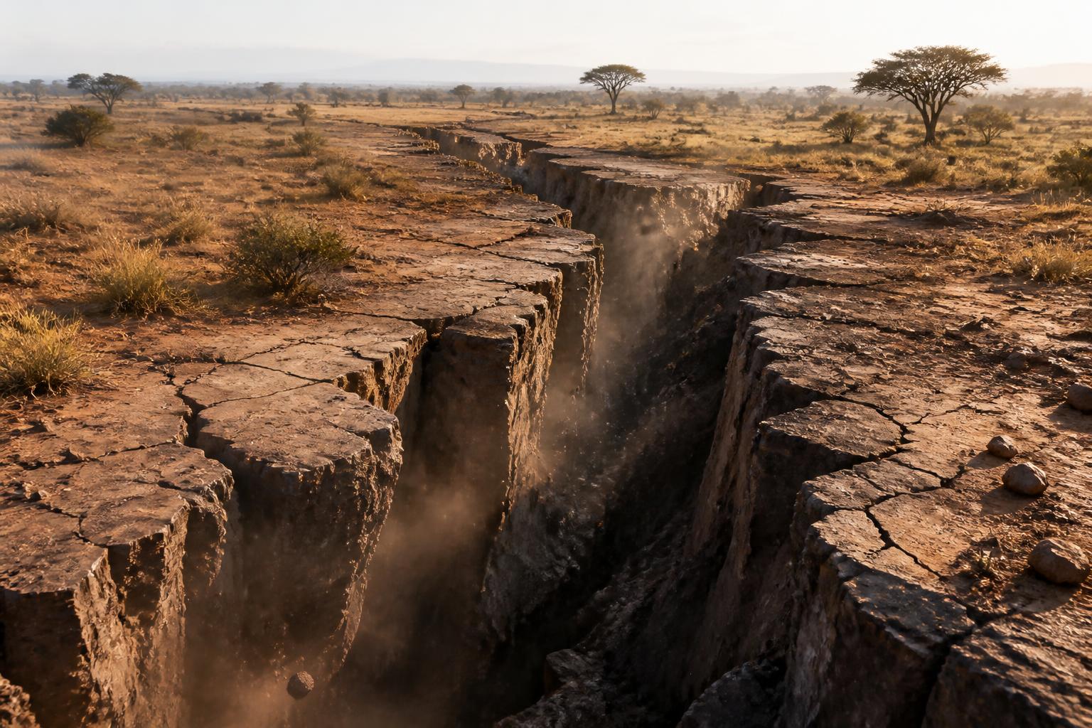 découvrez comment l'activation récente d'une faille géologique en zambie pourrait provoquer un risque significatif de division du continent africain, affectant son paysage et sa géologie.
