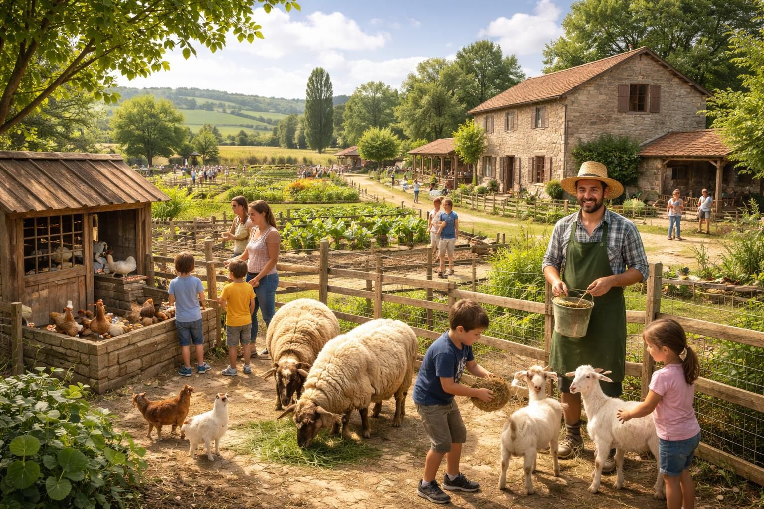 découvrez la ferme pédagogique « la rive paysanne » à aiguefonde, un lieu unique où petits et grands peuvent explorer la vie rurale, rencontrer les animaux de la ferme et participer à des activités éducatives en pleine nature.
