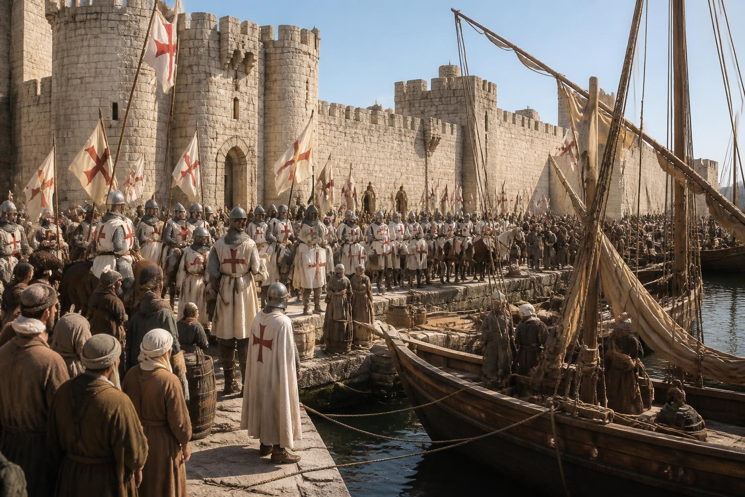 découvrez aigues-mortes, joyau médiéval au cœur des croisades. plongez dans son histoire fascinante avec tf1+ et revivez l'épopée des chevaliers.