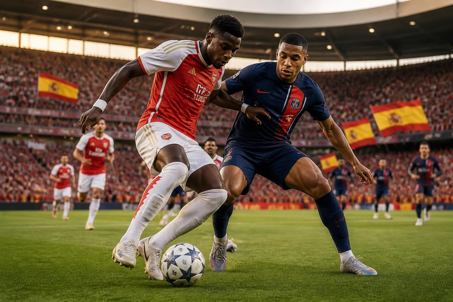 découvrez l'analyse exclusive de yahoo actualités sur le match arsenal vs psg et pourquoi, quel que soit le résultat, l'espagne en sortira gagnante.
