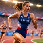 cassandre beaugrand, championne olympique de triathlon, établit un nouveau record de france du 5 000 mètres en athlétisme, marquant une performance exceptionnelle.