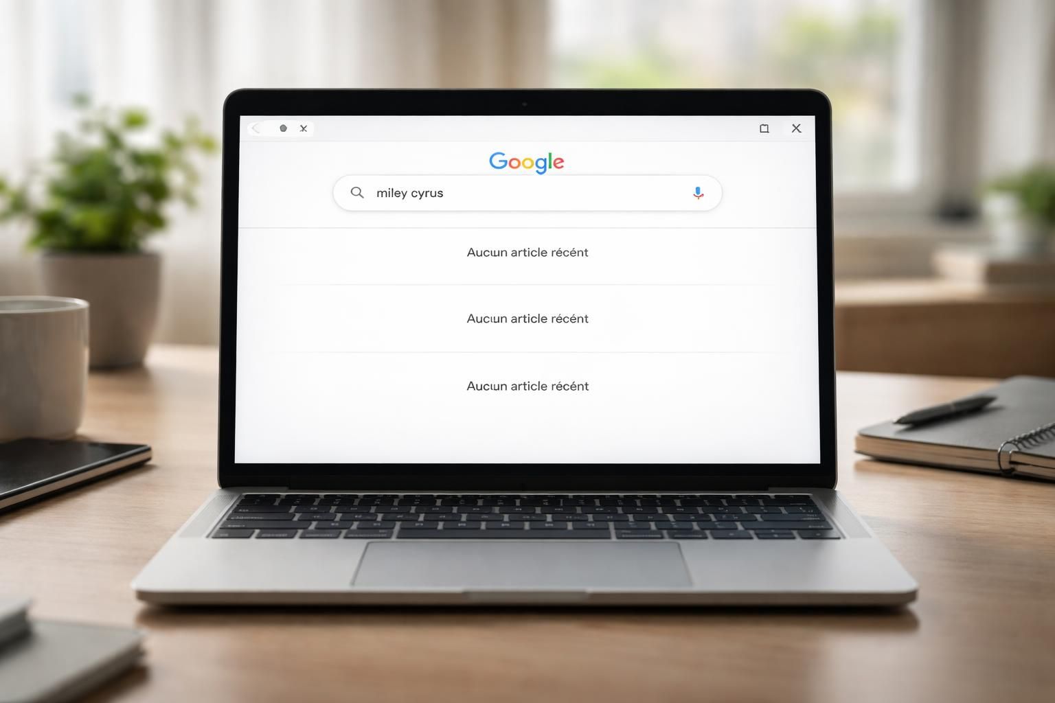 découvrez pourquoi aucun article récent sur miley cyrus n'apparaît dans les actualités google des dernières 6000 minutes et restez informé des dernières tendances.