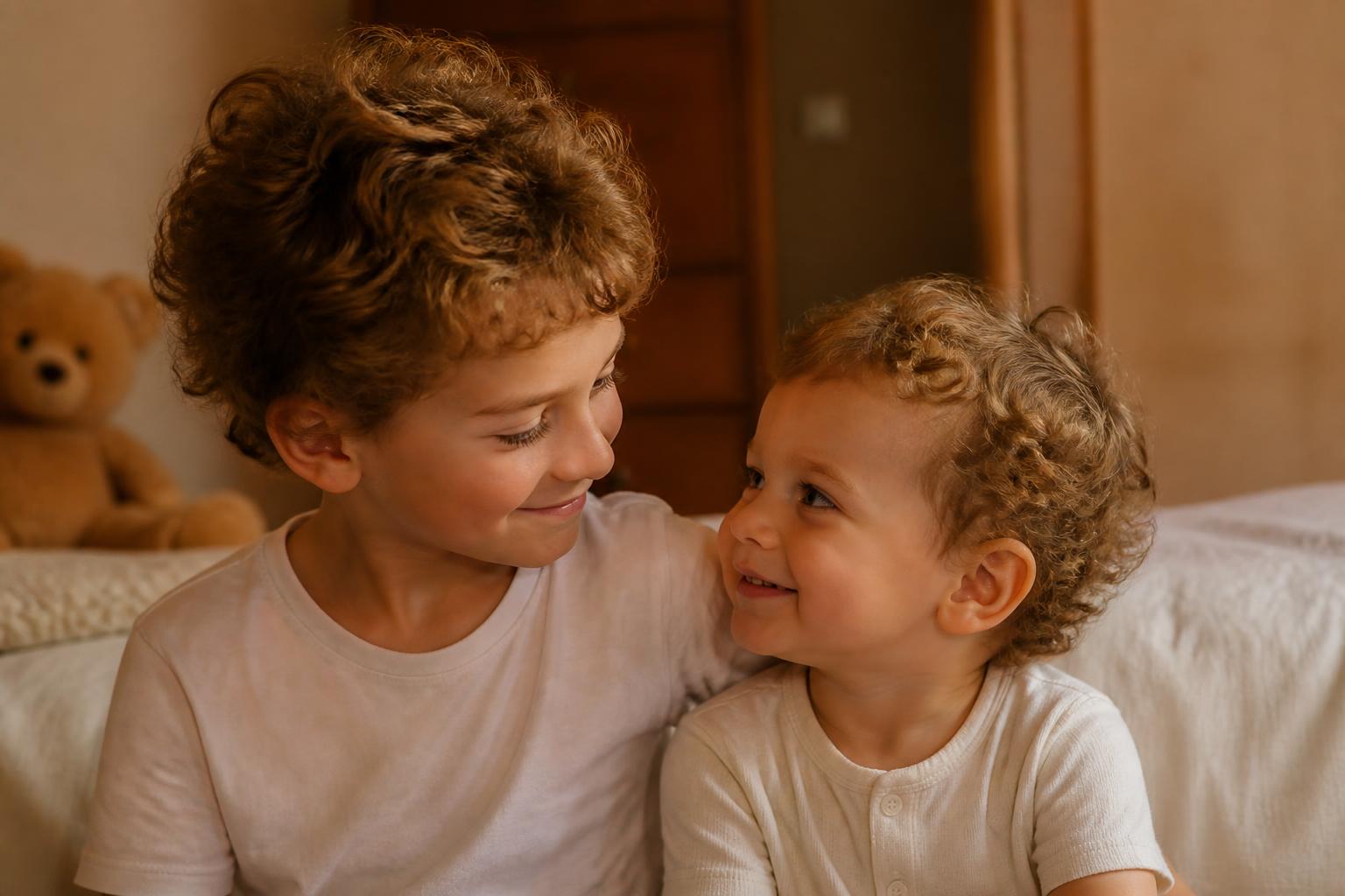 découvrez la tendre photo d'enfance partagée par raphaël, le petit frère de benjamin duhamel, qui révèle à quel point benjamin est resté fidèle à lui-même au fil des années.
