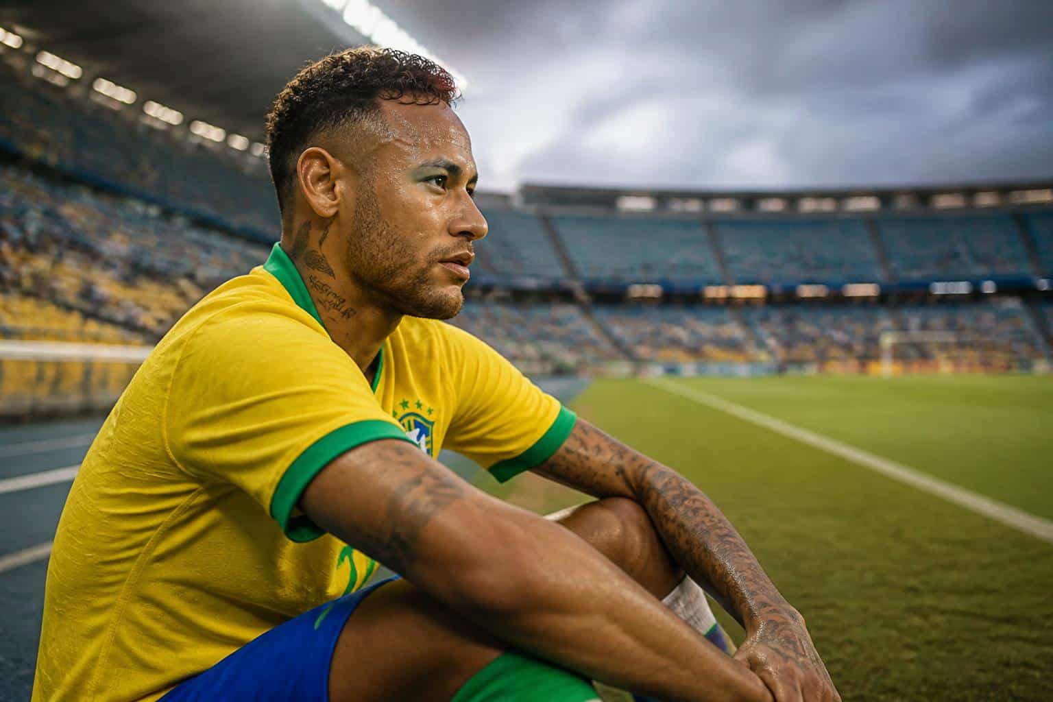 le brésil est en alerte après la blessure de neymar, qui sera forfait pour 2 à 3 semaines, mettant en suspens son avenir à la coupe du monde.