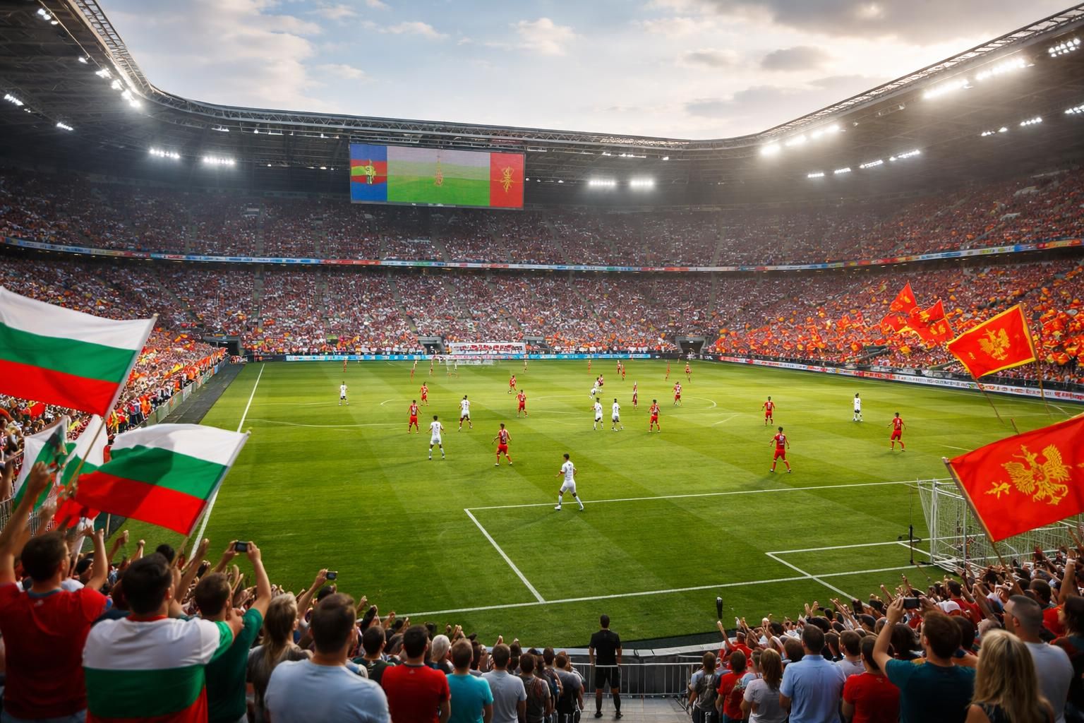 suivez en direct le match bulgarie vs monténégro avec le score actualisé, les compositions des équipes et le classement complet sur 365scores.