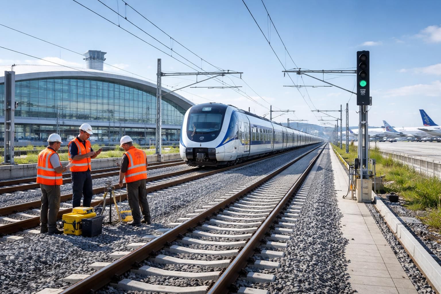 le chantier du cdg express, le train direct vers l’aéroport de roissy, arrive enfin à son terme ce week-end, promettant un trajet rapide et confortable pour les voyageurs.
