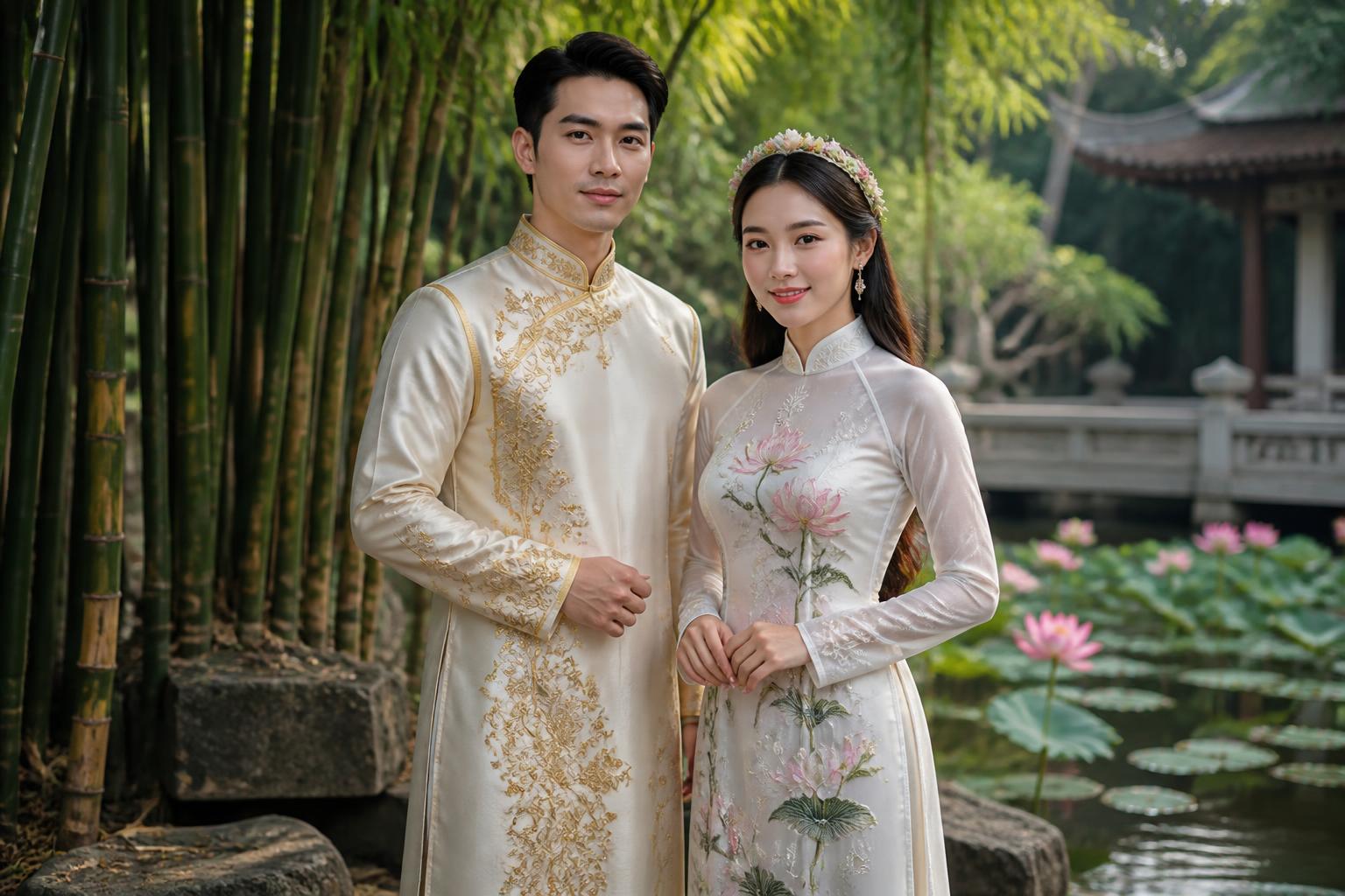découvrez comment cao minh tiến et ngọc hân réinventent l'áo dài, emblème éternel de la culture vietnamienne, en alliant tradition et modernité sur vietnam.vn.