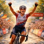 cédrine kerbaol brille en remportant avec panache la 3e étape de la vuelta féminine, confirmant son talent et son opportunisme sur la course.