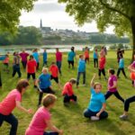 chalonnes-sur-loire : près de quarante participants se sont rassemblés pour la journée du bien bouger, promouvant santé et activité physique dans une ambiance conviviale.