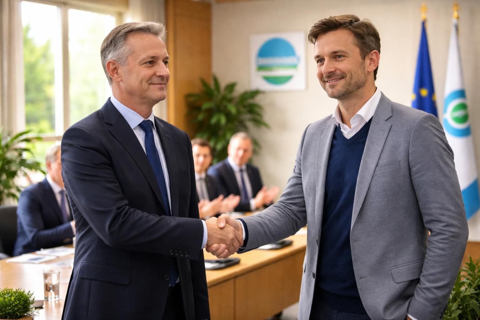 découvrez le changement de direction au syndicat mixte des eaux de gâtine : philippe albert passe le relais à guillaume clément, nouveau président engagé pour une gestion durable de l'eau.